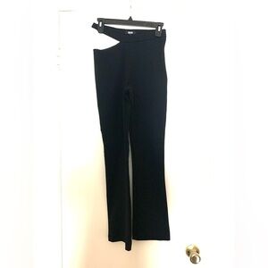 Poster Girl Black Pants Slit Waist Small